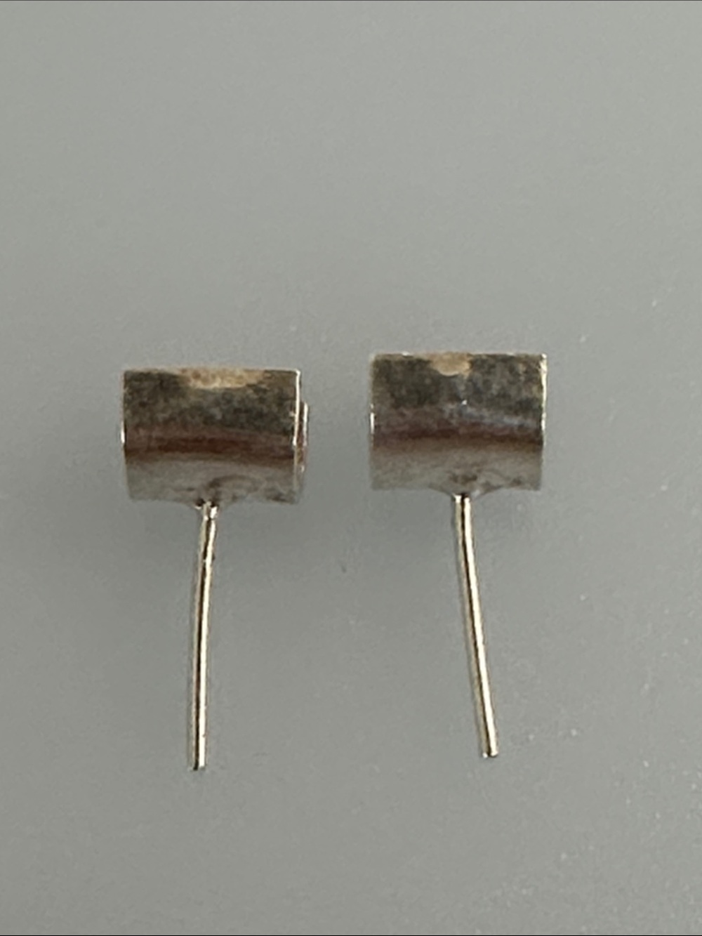 Classic 9k White Gold Cubic Zirconia Stud Earrings - Picture 3 of 8